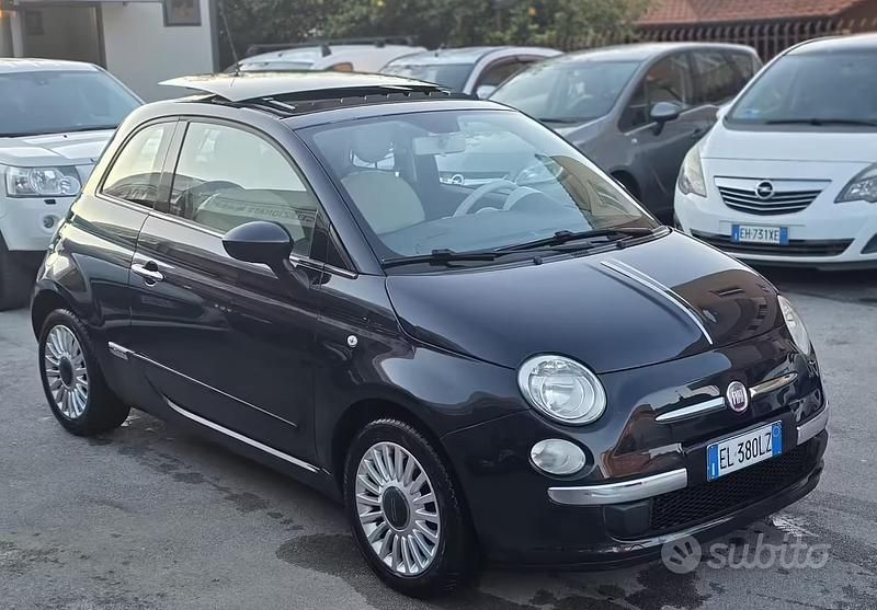 Usata Fiat 500 95 CV (69 kW) 2012 Blu Berlina
