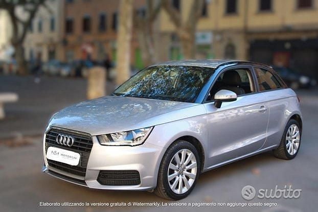 Usata Audi A1 Ambiente 90 CV (66 kW) 2016 Grigio Utilitaria