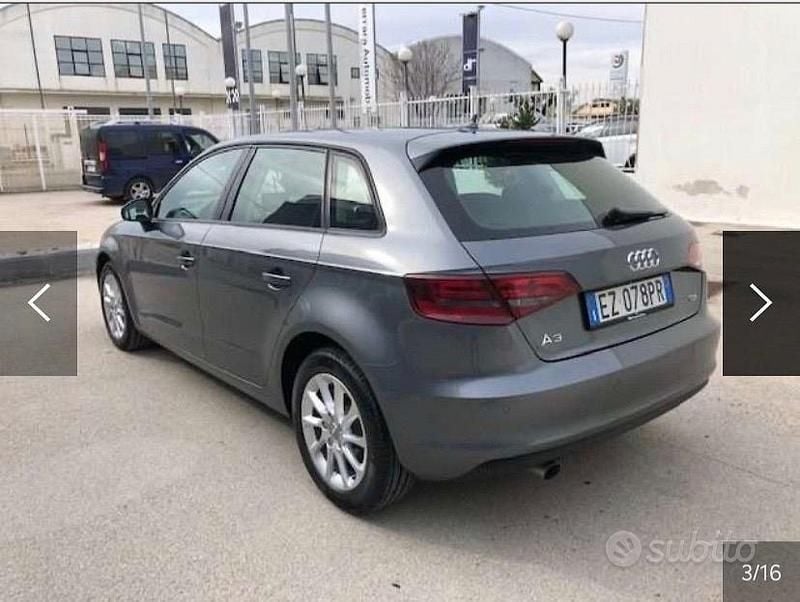 Usata Audi A3 110 CV (80 kW) 2015 Grigio Berlina