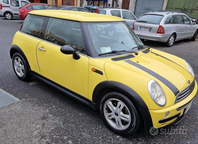 Usata Mini One D 2004 Giallo Utilitaria