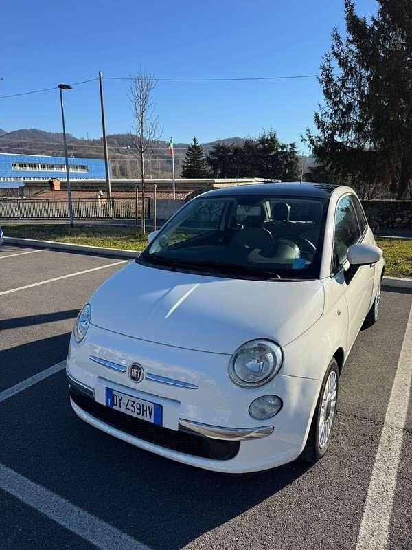 Usata Fiat 500 75 CV (55 kW) 2009 Bianco Cabrio
