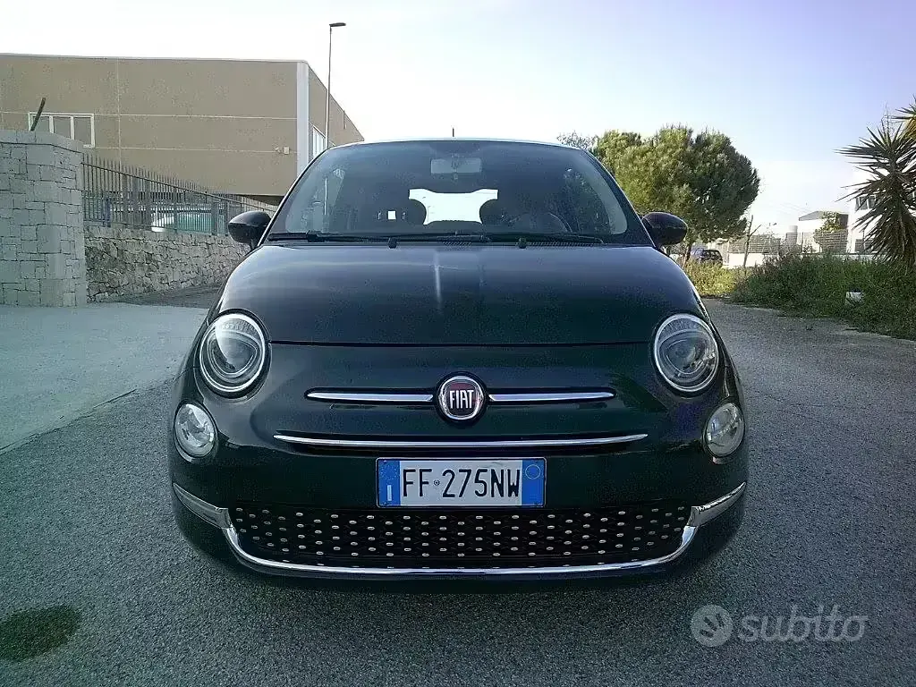 Usata Fiat 500 Lounge 69 CV (50 kW) 2016 Nero Utilitaria