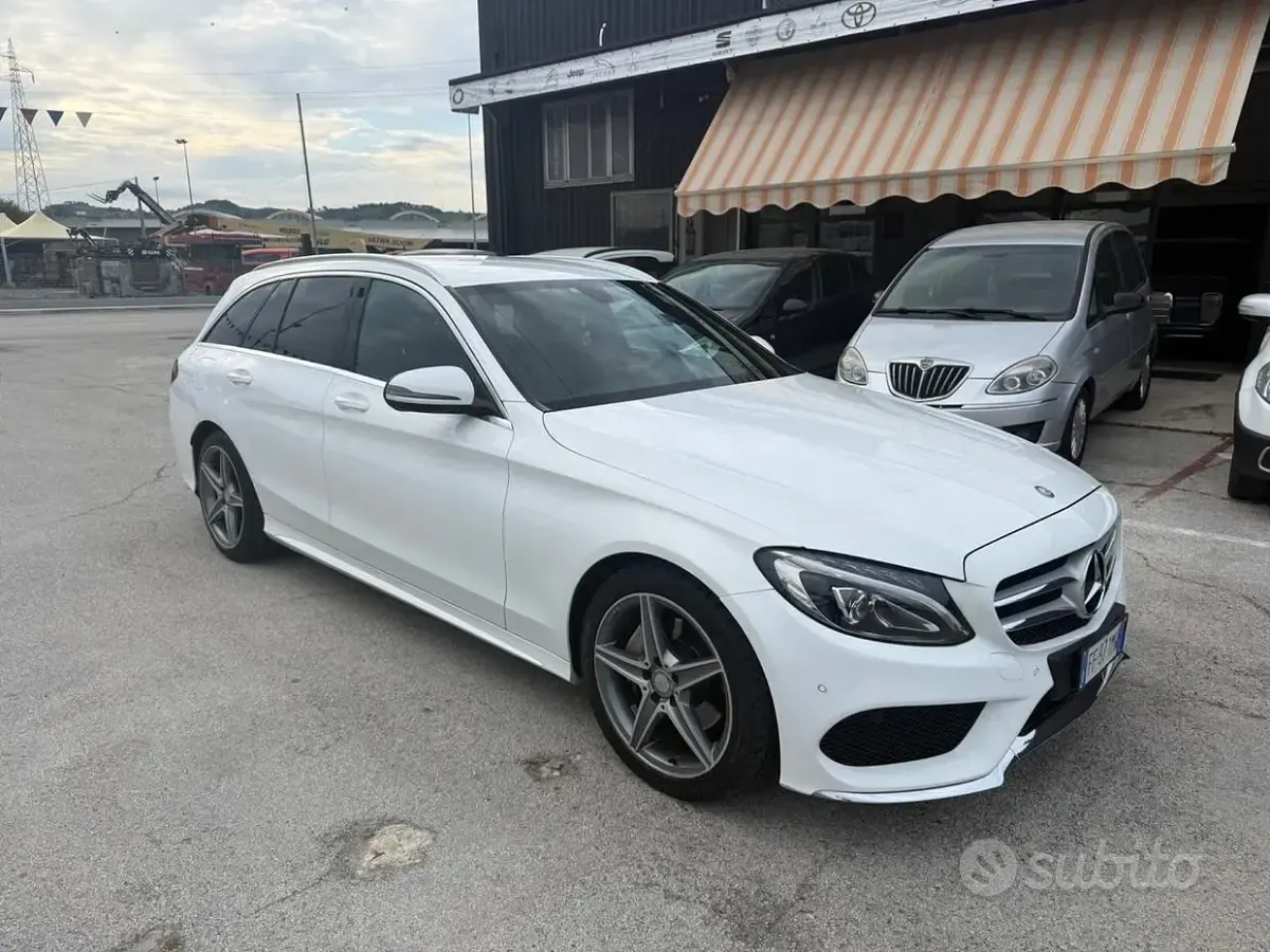 Begagnad Mercedes C220 Premium 170 HK (125 kW) 2016 Vit Kombi
