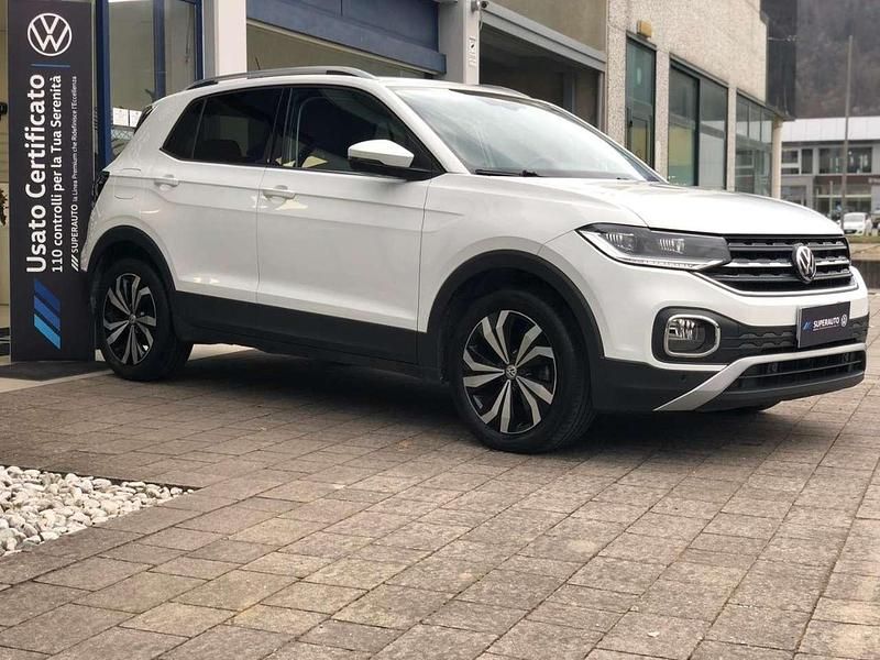 Usata VW T-Cross Advance 95 CV (69 kW) 2019 Pure white SUV