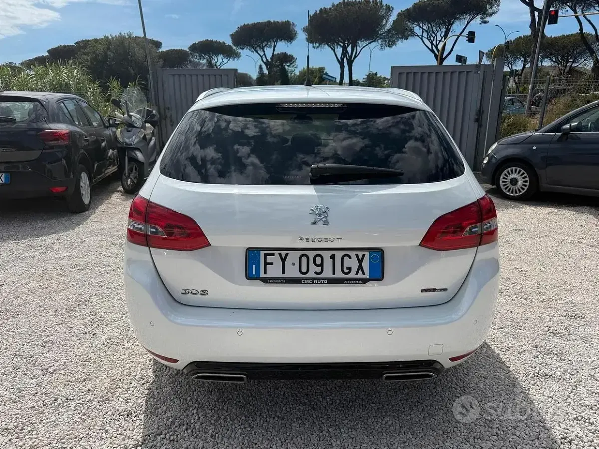 Usata Peugeot 308 GT-line 131 CV (96 kW) 2019 Bianco Station wagon