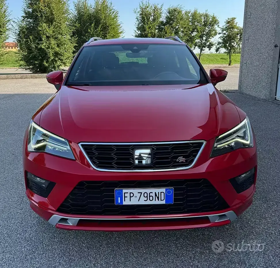 Usata Seat Ateca 4Drive 190 CV (139 kW) 2018 Rosso SUV