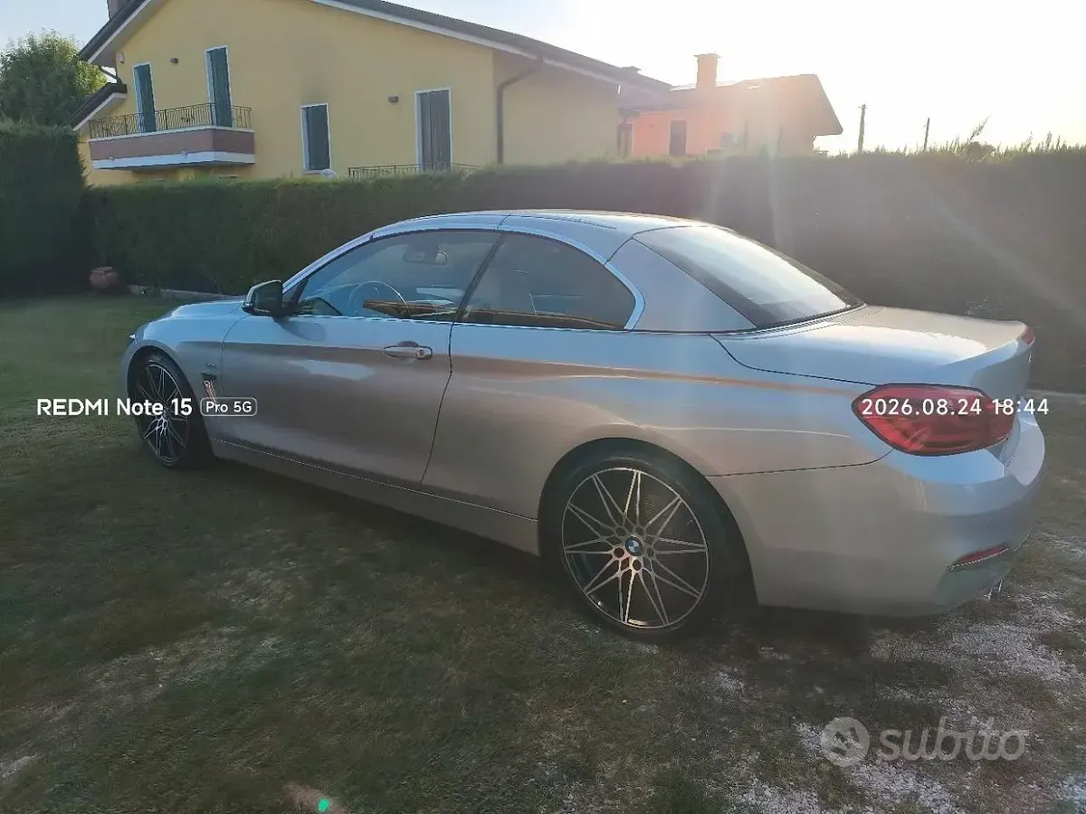 Usata BMW 430 Cabriolet 252 CV (185 kW) 2018 Grigio Cabrio