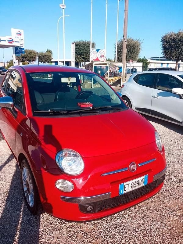 Usata Fiat 500 69 CV (50 kW) 2012 Rosso Utilitaria