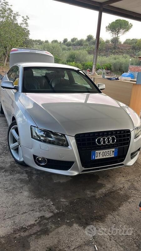 Usata Audi A5 S-Line 177 CV (130 kW) 2009 Grigio Coupé