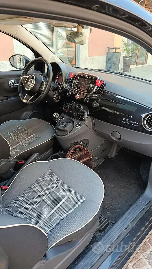 Usata Fiat 500 Pop 69 CV (50 kW) 2017 Nero Berlina