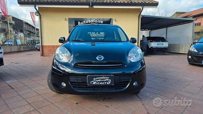 Usata Nissan Micra Acenta 80 CV (58 kW) 2012 Nero Utilitaria