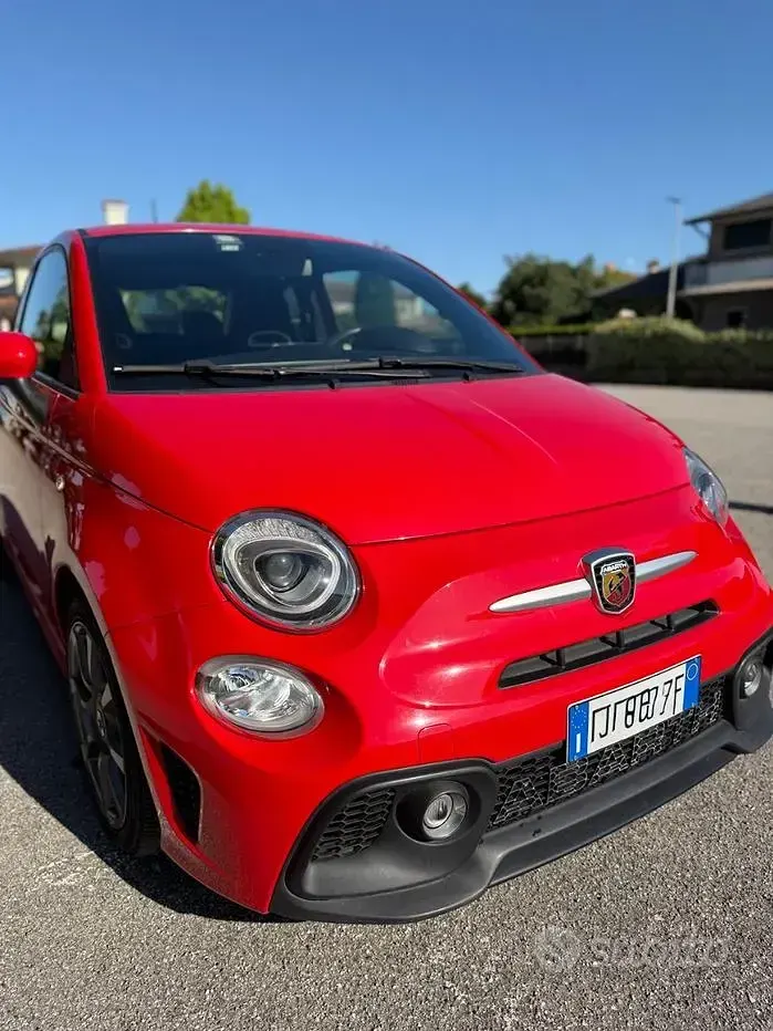 Usata Abarth 595 145 CV (106 kW) 2010 Rosso Berlina