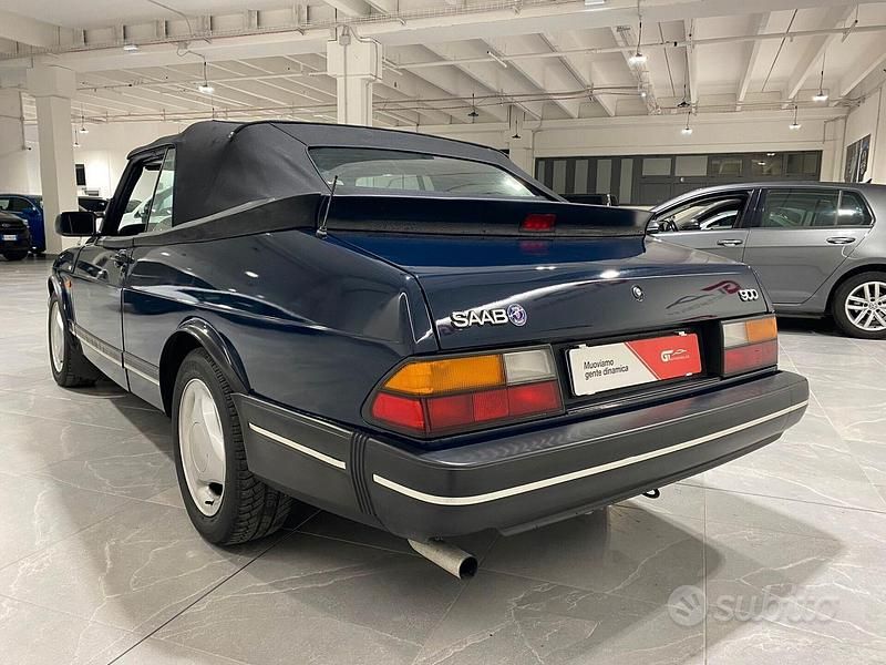 Usata Saab 900 Cabriolet 126 CV (92 kW) 1993 Blu Cabrio