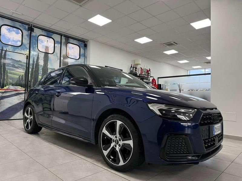 Usata Audi A1 Sportback S-Line 110 CV (80 kW) 2023 Blu/azzurro Utilitaria