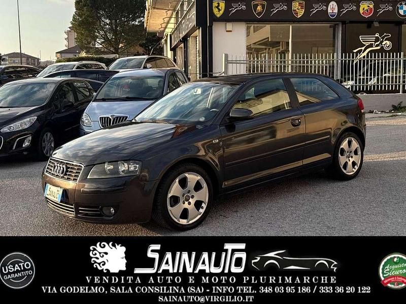 Usata Audi A3 Ambition 105 CV (77 kW) 2006 Grigio Utilitaria