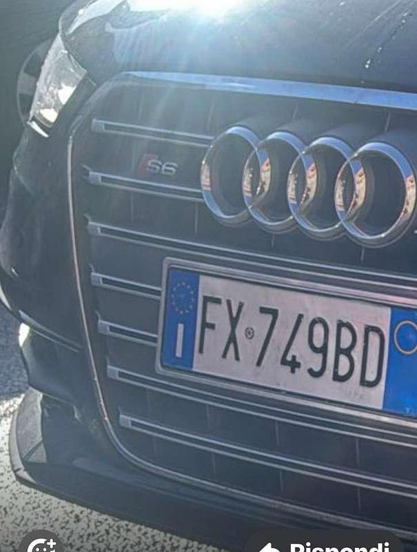 Usata Audi A6 S-Line 240 CV (176 kW) 2012 Nero Berlina