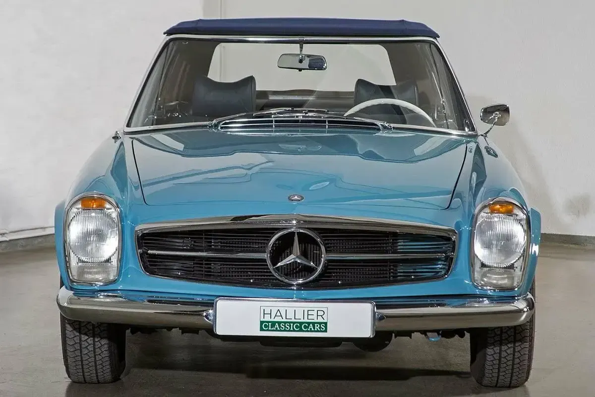 Usata Mercedes 230 150 CV (110 kW) 1965 Blu Cabrio