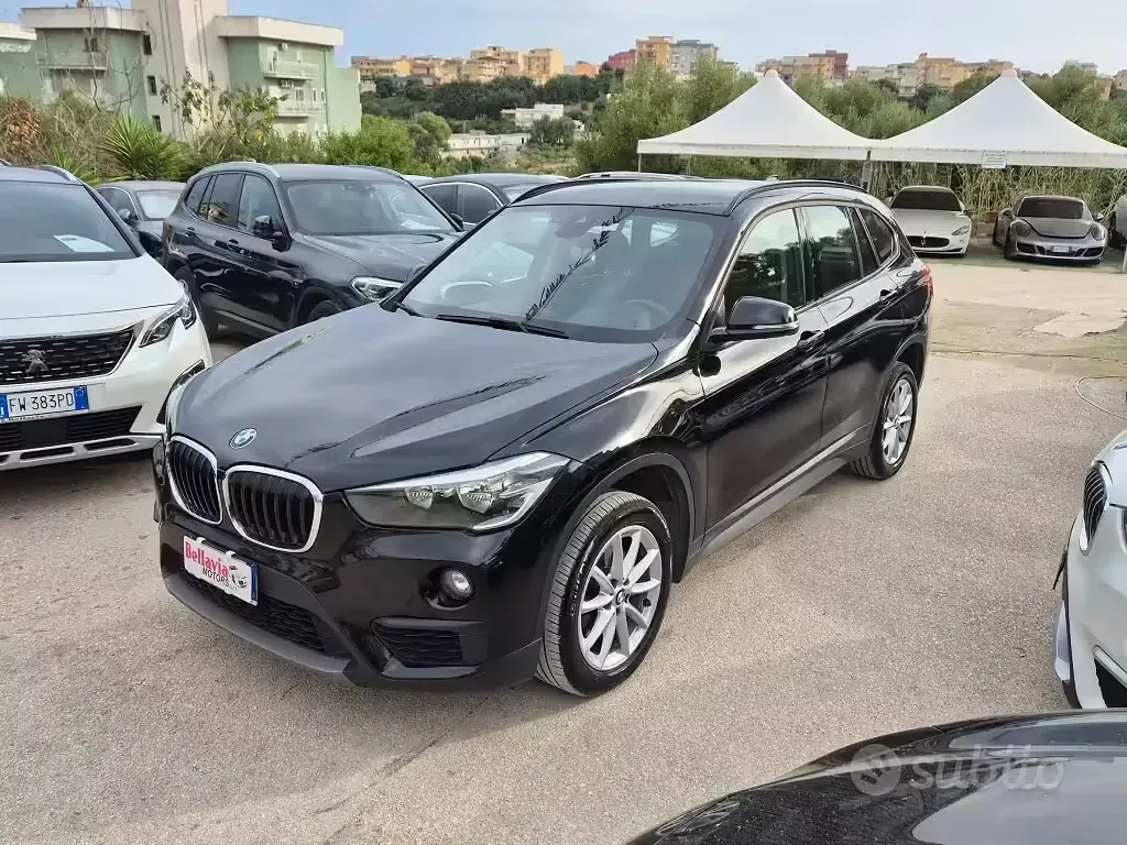 Usata BMW X1 Sport Line 150 CV (110 kW) 2019 Nero SUV