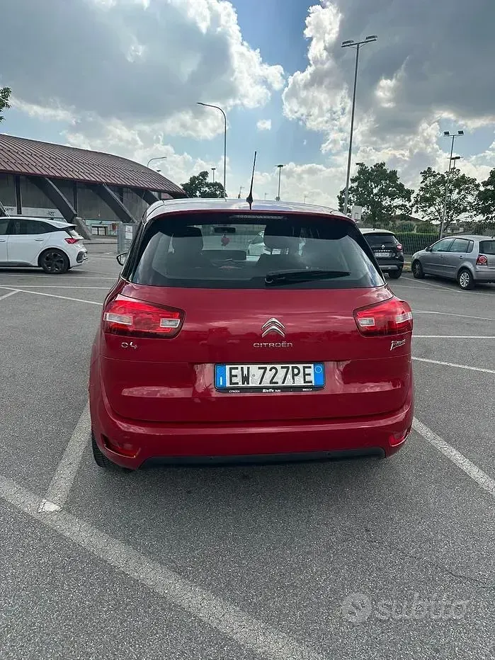 Usata Citroën C4 116 CV (85 kW) 2014 Rosso Monovolume