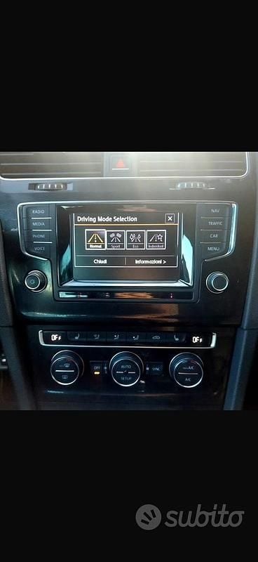 Usata VW Golf VII GTD 184 CV (135 kW) 2014 Nero Berlina