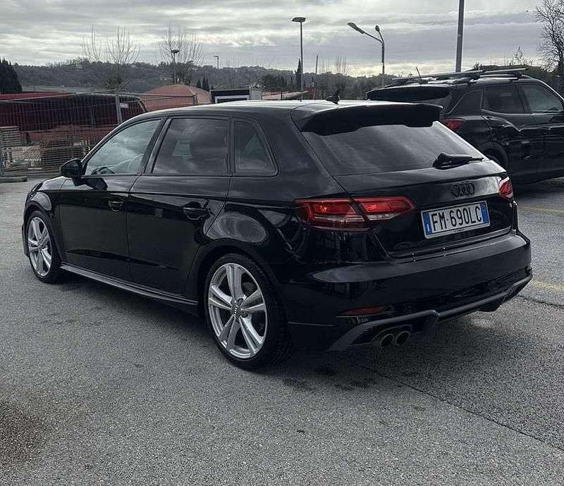 Usata Audi A3 Ambiente 184 CV (135 kW) 2017 Nero Berlina