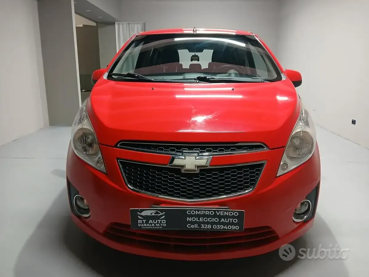 Usata Chevrolet Spark LS 68 CV (50 kW) 2011 Rosso Utilitaria