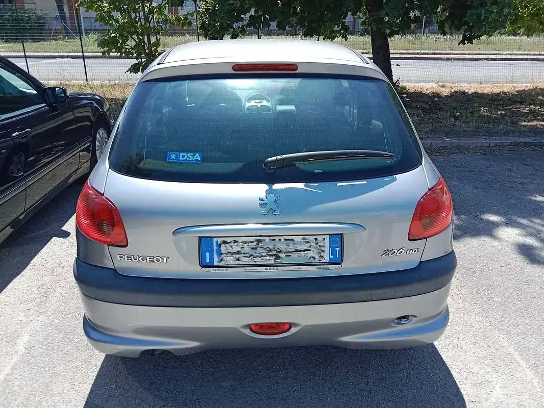 Usata Peugeot 206 68 CV (50 kW) 2004 Grigio Berlina