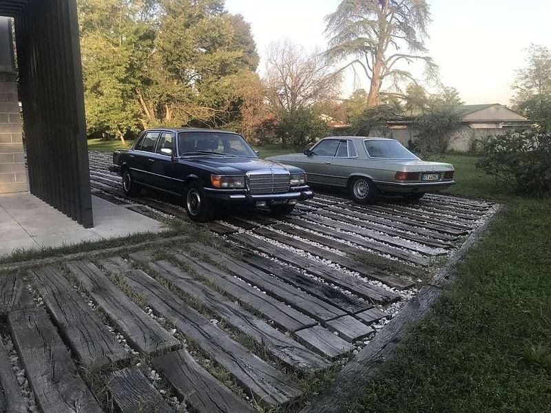 Usata Mercedes 450 218 CV (160 kW) 1976 Blu/azzurro Berlina