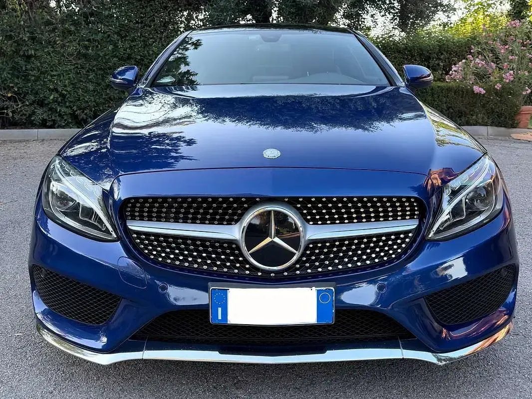 Usata Mercedes C220 Premium Plus 170 CV (125 kW) 2016 Blu/azzurro Coupé