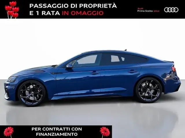 Usata Audi RS5 Sportback Ambiente 450 CV (330 kW) 2024 Blu ascari metallizzato Coupé