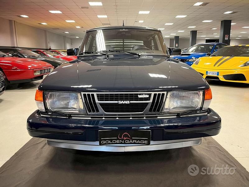 Usata Saab 900 145 CV (106 kW) 1982 Blu Utilitaria