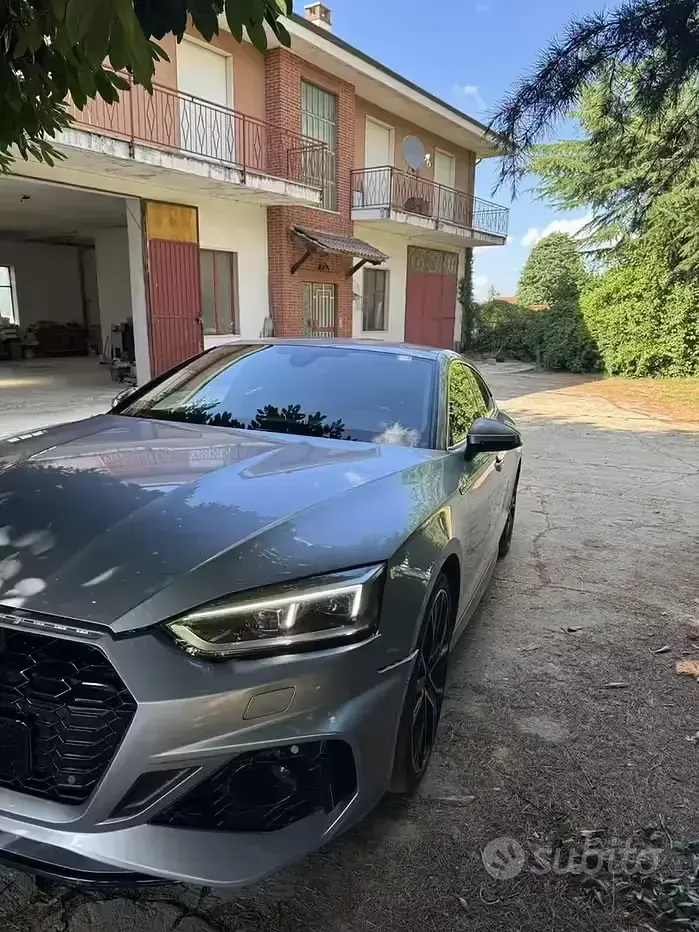 Usata Audi A5 245 CV (180 kW) 2019 Grigio Coupé