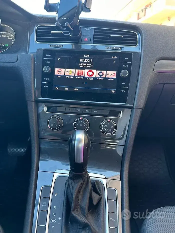 Usata VW Golf VII 130 CV (95 kW) 2020 Nero Berlina
