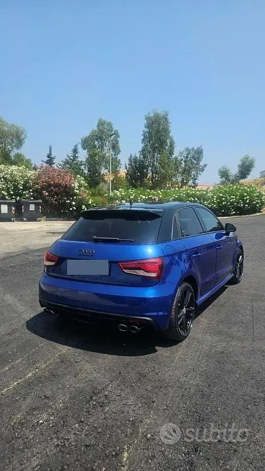 Usata Audi S1 231 CV (169 kW) 2016 Bluazzurro Utilitaria