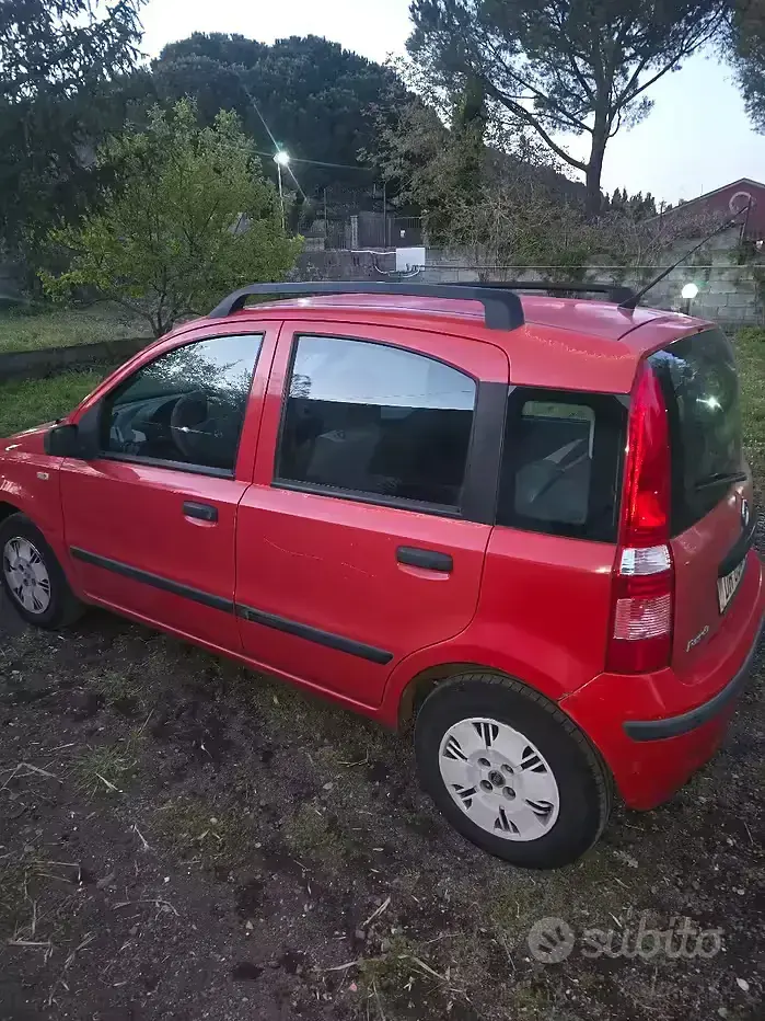 Usata Fiat Panda 2006 Rosso Utilitaria