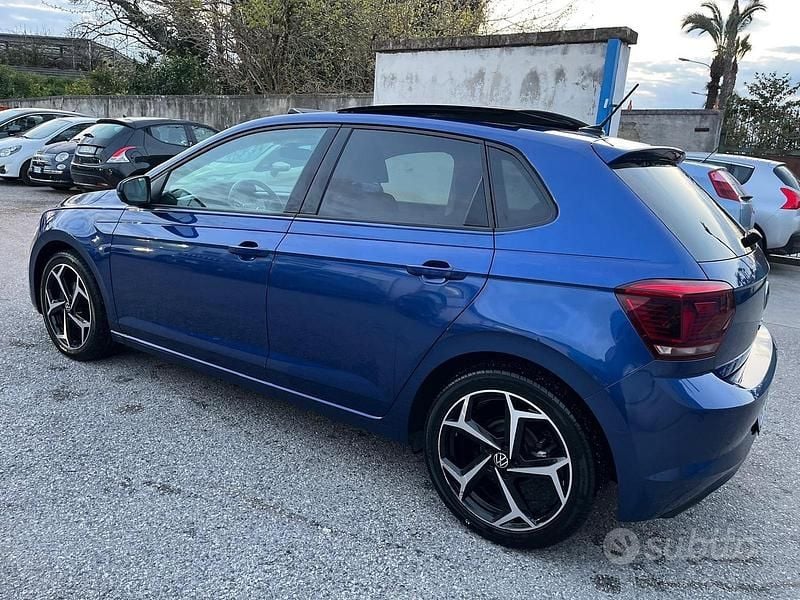 Usata VW Polo Highline 110 CV (80 kW) 2021 Blu Utilitaria
