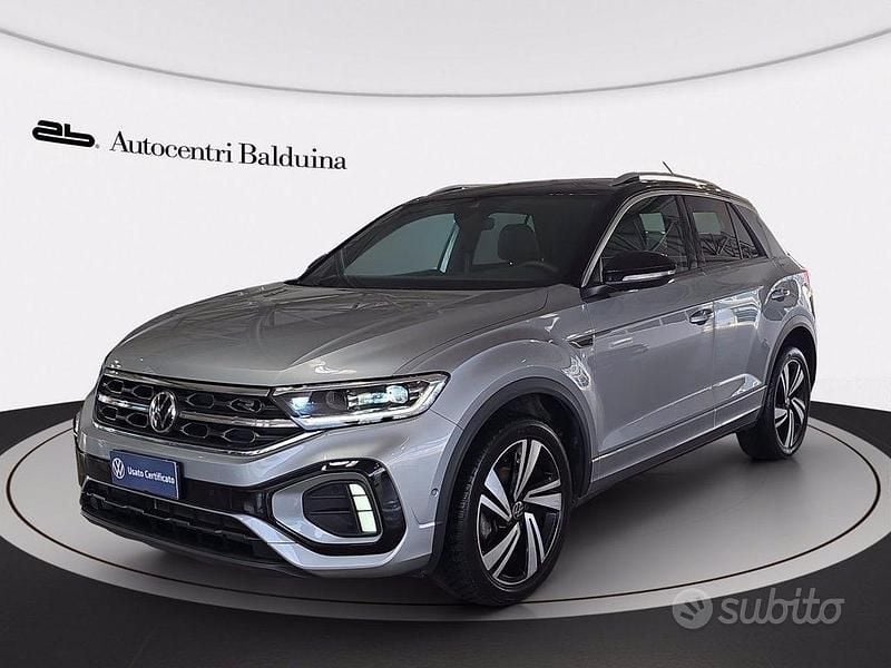 Pyrit silver met/tetto nero me Usata 2022 VW T-Roc R-line SUV | 22.750 € (Buon prezzo) - Immagine 1/4