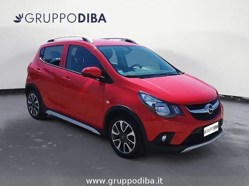 Usata Opel Karl Rocks 75 CV (55 kW) 2018 Rosso Utilitaria