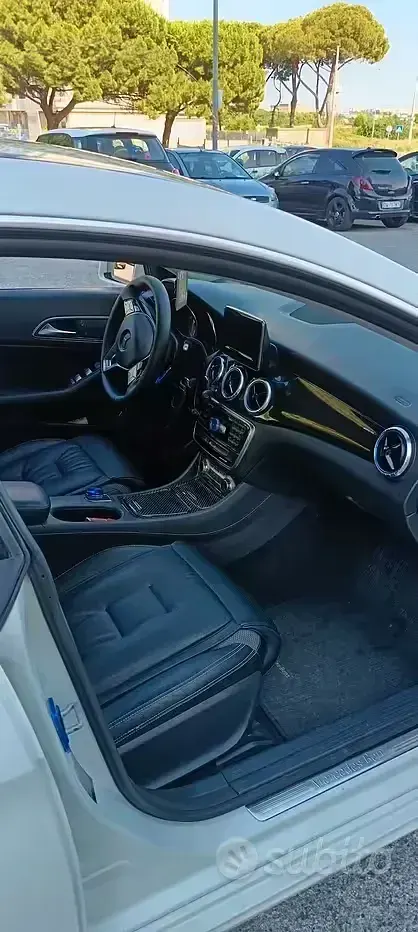 Usata Mercedes CLA180 109 CV (80 kW) 2014 Bianco Coupé