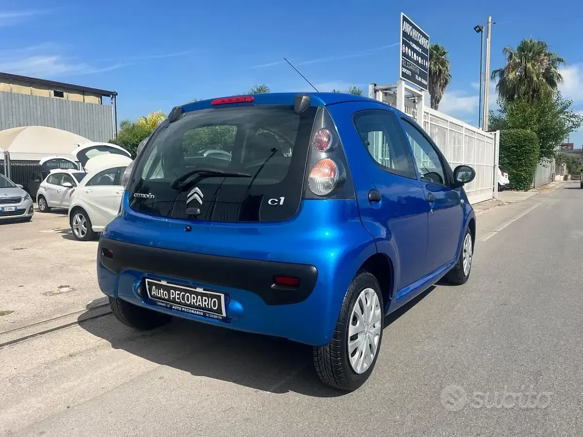 Usata Citroën C1 Seduction 68 CV (50 kW) 2013 Bluazzurro Utilitaria