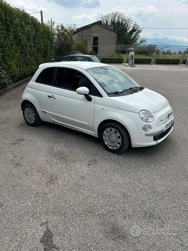 Usata Fiat 500 75 CV (55 kW) 2008 Bianco Berlina