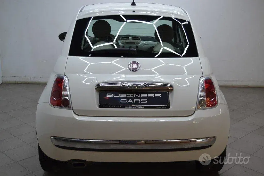 Usata Fiat 500 Lounge 69 CV (50 kW) 2014 Bianco Utilitaria
