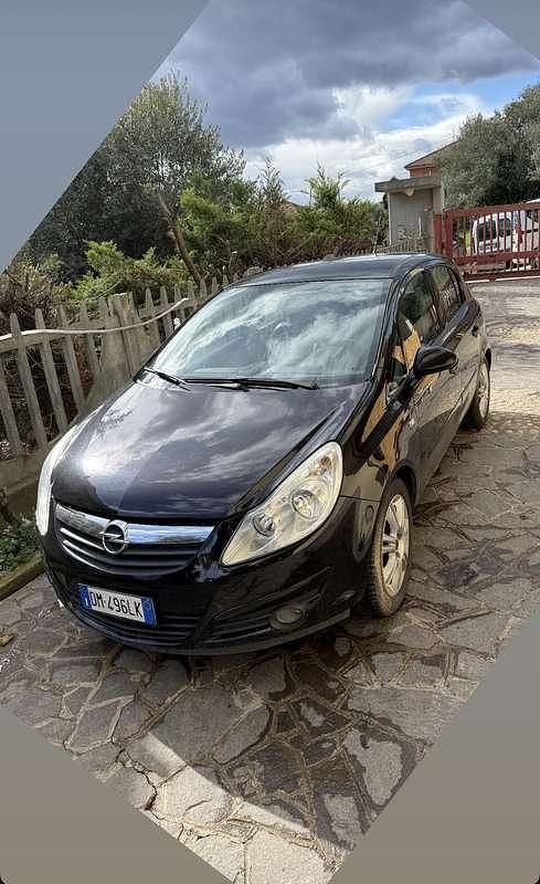 Usata Opel Corsa Club 75 CV (55 kW) 2007 Nero Utilitaria
