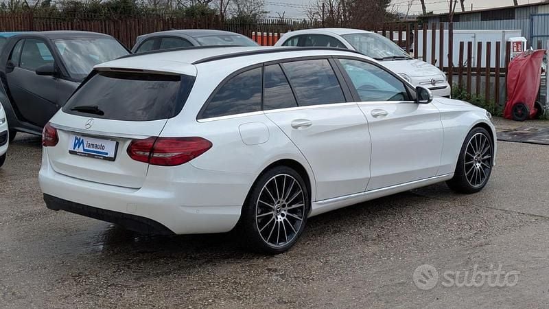 Usata Mercedes C180 Business 122 CV (89 kW) 2020 Bianco Station wagon