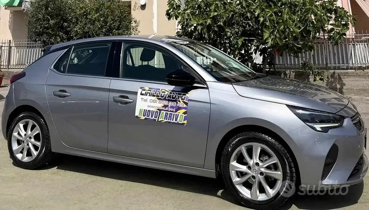 Usata Opel Corsa Elegance 75 CV (55 kW) 2021 Grigio Utilitaria