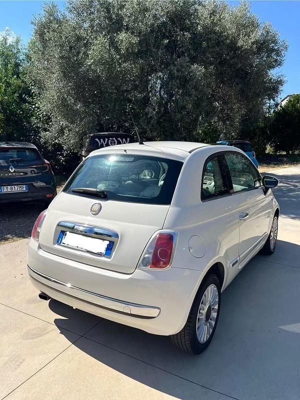 Usata Fiat 500 75 CV (55 kW) 2008 Bianco Berlina