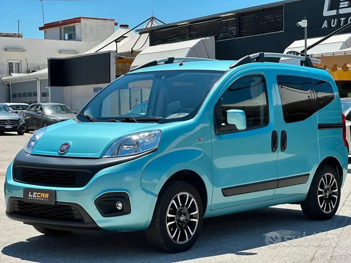 Usata Fiat Qubo Lounge 70 CV (51 kW) 2016 Verde Monovolume