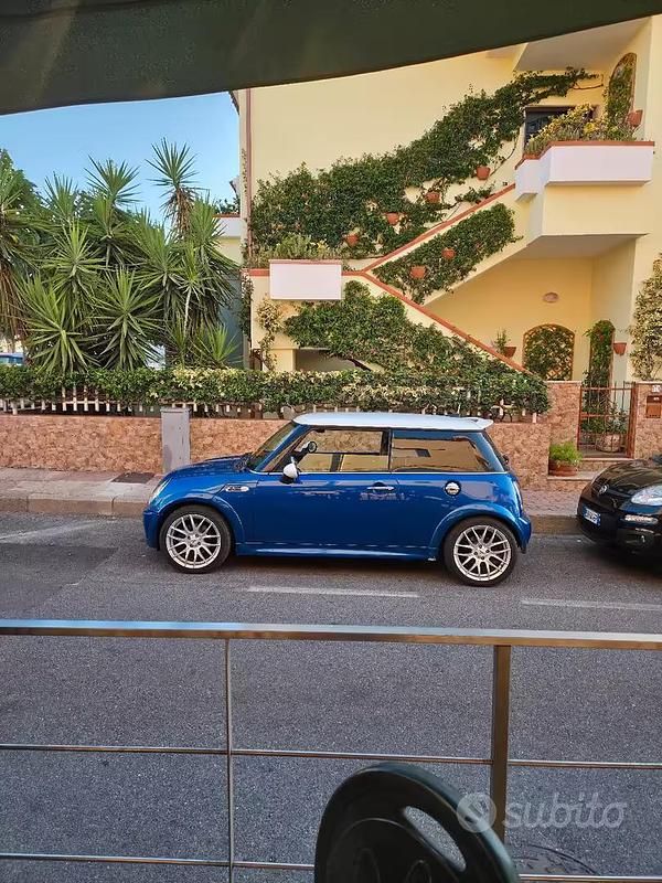 Usata Mini Cooper S 2005 Blu Utilitaria