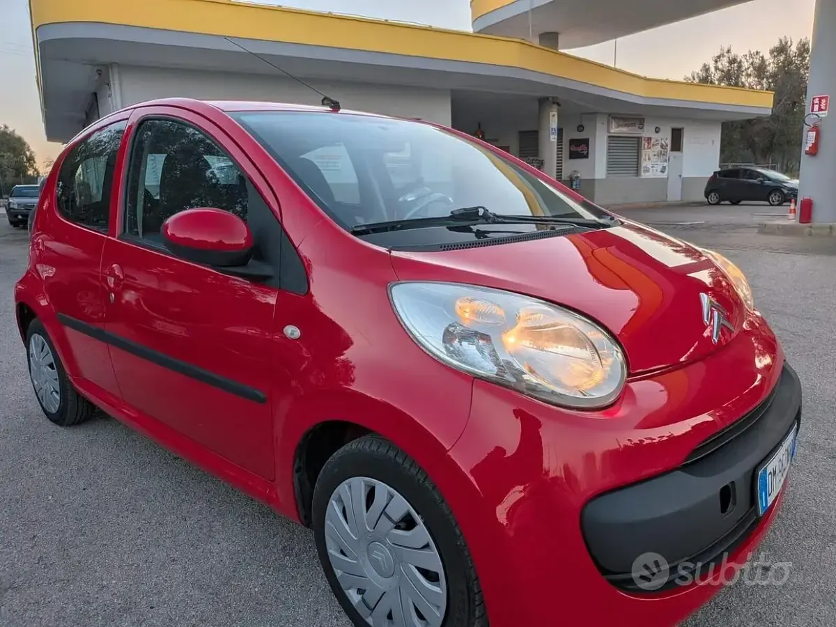 Usata Citroën C1 68 CV (50 kW) 2008 Rosso Utilitaria