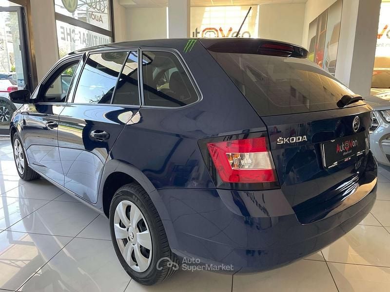 Usata Skoda Fabia Business Line 75 CV (55 kW) 2018 Blu pastello Station wagon